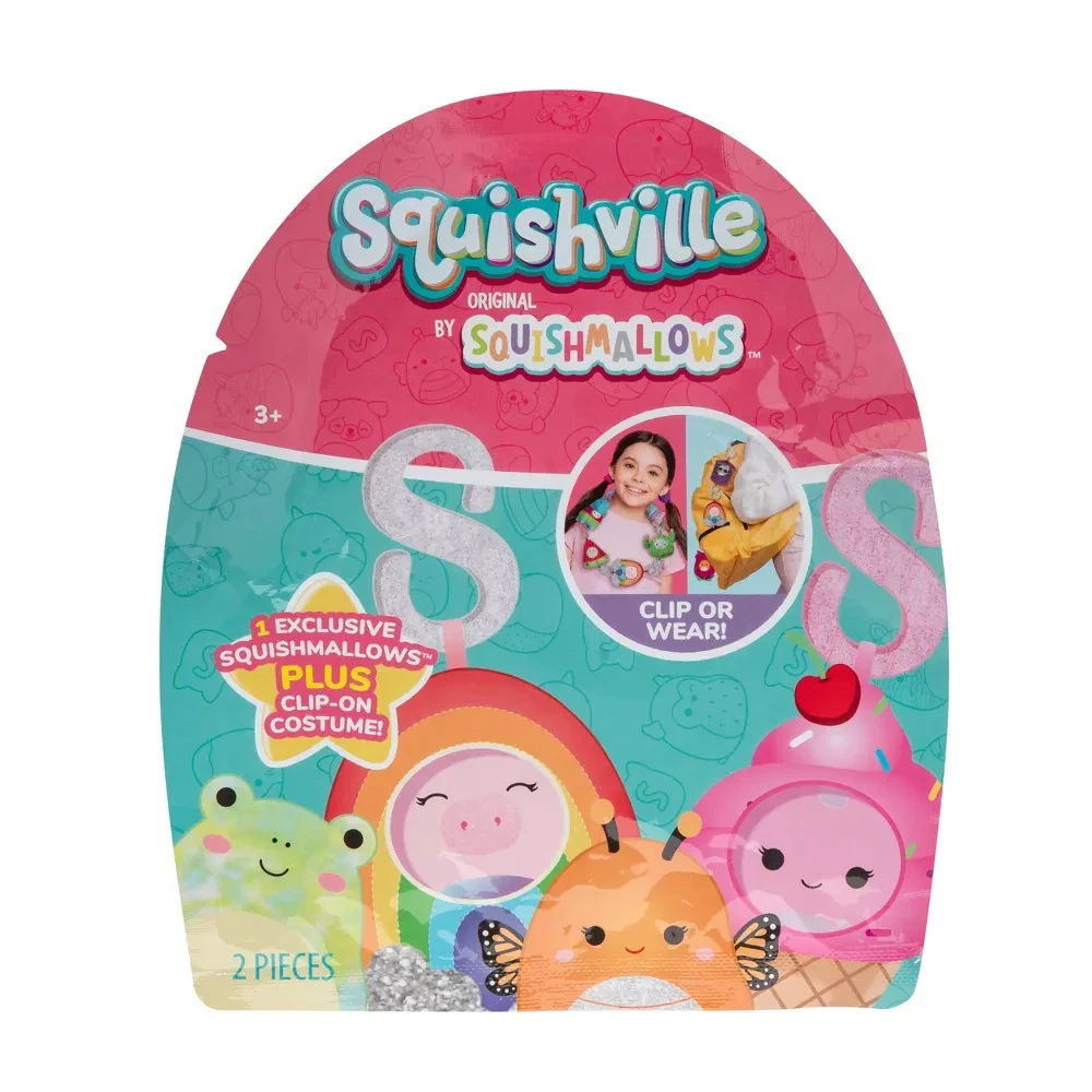 Squishmallows Squishville Mystery Mini Style & Play Clips 1 Squishmallows Squishville Mystery Mini Style & Play Clips