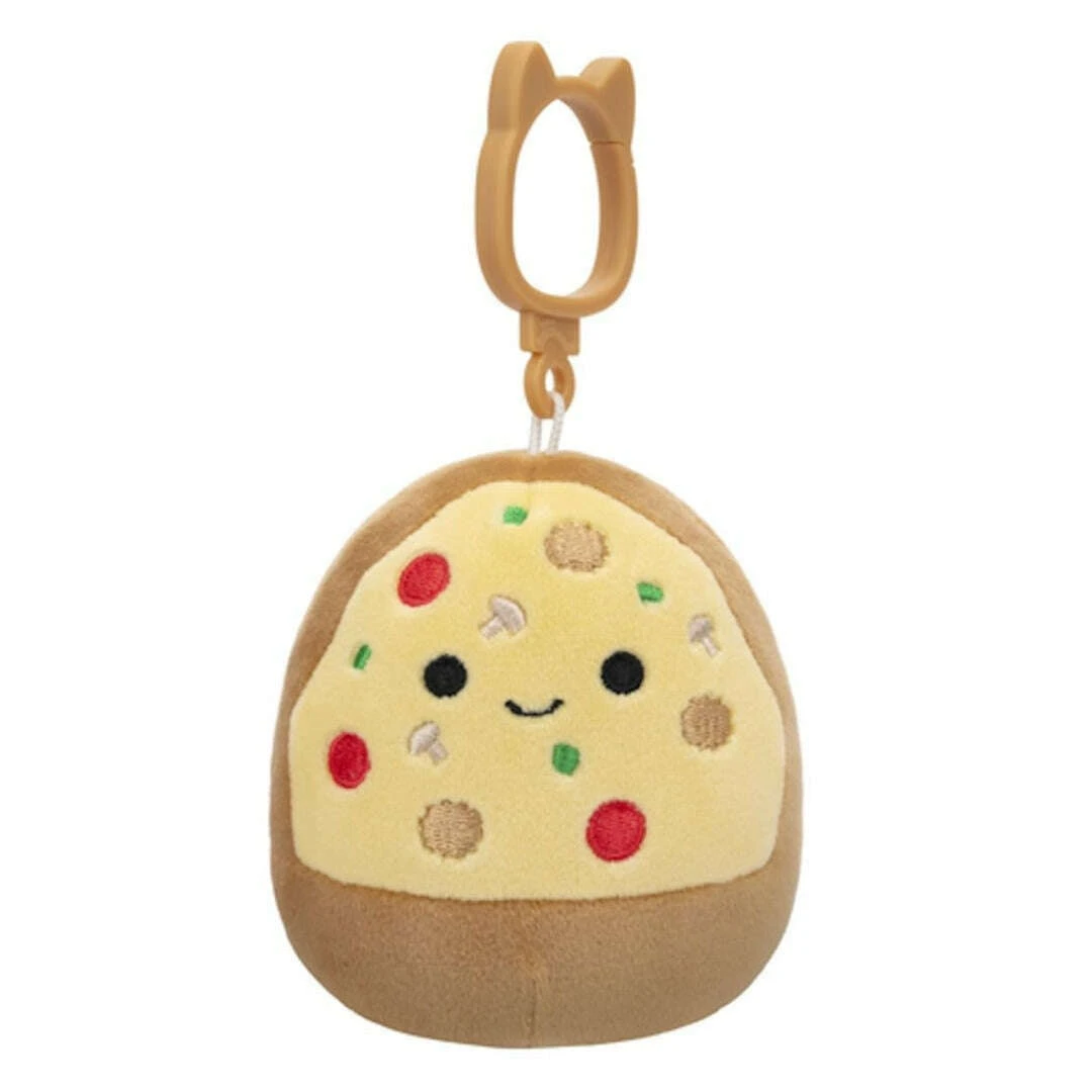 Squishmallows 3.5 Inch Clip-on Plush - Chea The Pizza 2 Squishmallows 3.5 Inch Clip-on Plush - Chea The Pizza - Image 2