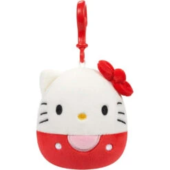 Squishmallows Hello Kitty And Friends 3.5 Inch Clip-on Plush - Hello Kitty