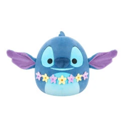Squishmallows Disney 8 Inch Plush - Stitch Wearing Lei