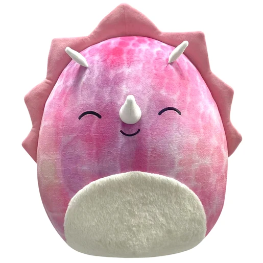 Squishmallows 16" Soft Toy - Trinity The Pink Tie-Dye Triceraptops 1 Squishmallows 16" Soft Toy - Trinity The Pink Tie-Dye Triceraptops