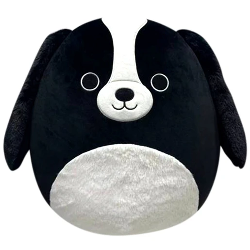 Squishmallows 16" Soft Toy - Nathanial The Black & White Cocker Spaniel 1 Squishmallows 16" Soft Toy - Nathanial The Black & White Cocker Spaniel