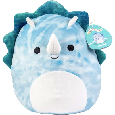 Squishmallows Squishmallow New 10" Jerome The Blue Triceratops - Official Kellytoy 2022 Plush - Soft And Squishy Dinosaur Stuffed Animal Toy - Great Gift For Kids 1 Squishmallows Squishmallow New 10" Jerome The Blue Triceratops - Official Kellytoy 2022 Plush - Soft And Squishy Dinosaur Stuffed Animal Toy - Great Gift For Kids