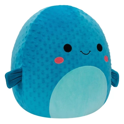 Squishmallows 16" Refalo The Blue Pufferfish Plush Toy 2 Squishmallows 16" Refalo The Blue Pufferfish Plush Toy - Image 2