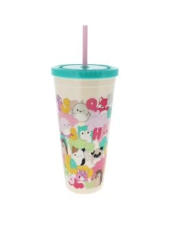 Squishmallows Beaker & Straw