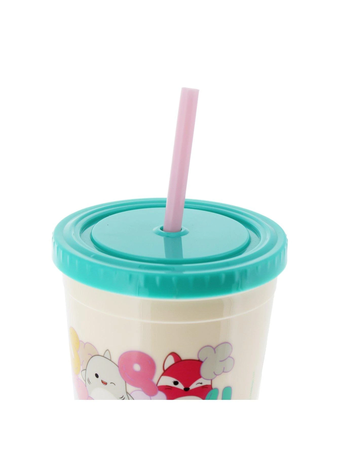 Squishmallows Beaker & Straw 2 Squishmallows Beaker & Straw - Image 2