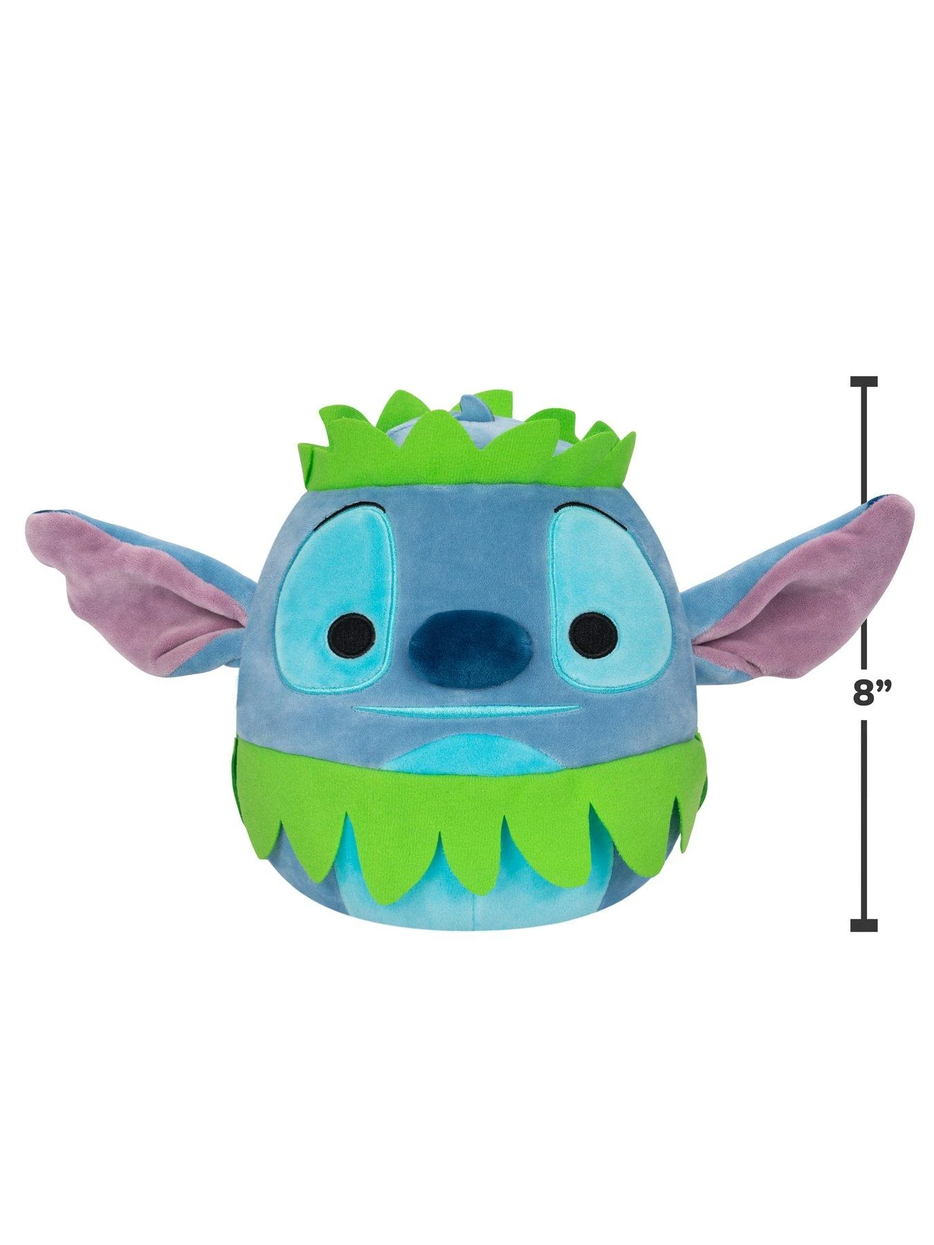 Squishmallows 8" Disney Stitch In Hula Skirt 6 Squishmallows 8" Disney Stitch In Hula Skirt - Image 6